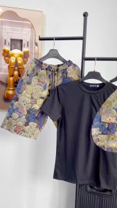 Áo thun cổ tròn nam nữ thêu họa tiết 3D chất thun cotton thoáng khí mẫu mới giá rẻ DVFASHION