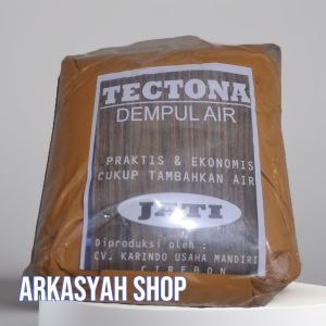 DEMPUL AIR KAYU JATI 1 KG PEREKAT TAHAN AIR WOOD FILLER WATERBASE SUPER REKAT CEPAT KERING
