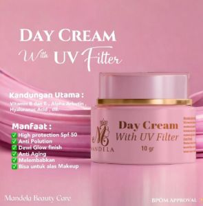 MBC SKINCARE MANDELA BEAUTY CARE ECER CREAM SIANG DAN MALAM BPOM