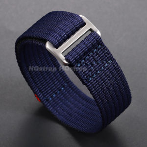 20/22mm Hook and Loop Nylon Watchband Striped Woven Sport Strap for Tudor for Huawei Watch GT3 42mm for Seiko Universal Bracelet