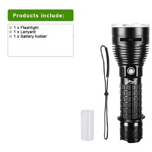 1000000LM Professional Diving Flashlight XHP360 Super Bright Underwater Lamp Scuba Diving Torch IPX8 High Power LED Flashlights