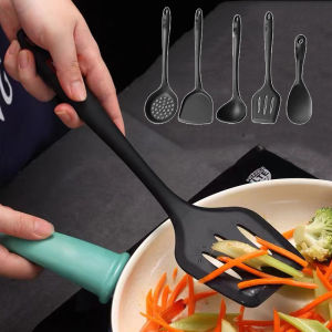 Silicone Kitchen Utensil Non Stick Utensils Cooking Tool Silicone Kitchen Utensils Food Grade Set Spoon Soup Ladle