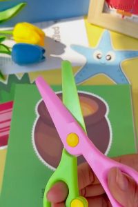 儿童剪纸盒装(90张)幼儿趣味益智剪纸手工 Kids Paper Folding and Cutting Art Craft DIY Educational Toy Seni Kraf Kertas PotongWeBuild