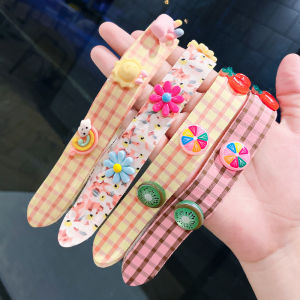 Autumn Childrens Velcro Self-Adhesive Headband Hair Band Broken Hair Fixed Gadget Baby Bang Sticker Girl Post Hair Accessories