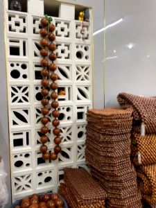 Vòng Lắc Eo  Vòng Lắc  Hạt Gỗ Hương - Vòng  40 Hạt 7cm ( video  hình thật )