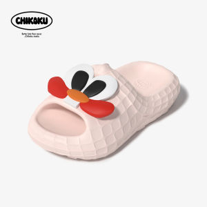 chikoku | Lovely Big Eyes Thick Heel Womens Summer Slippers
