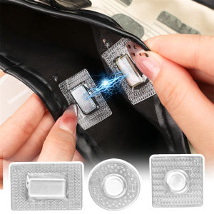 5Pairs Strong Magnetic Iron Button Bag Luggage Buckle Clothes Invisible Magnetic Curtain Button Buckle Hidden Hook Magnet Hidden Hook