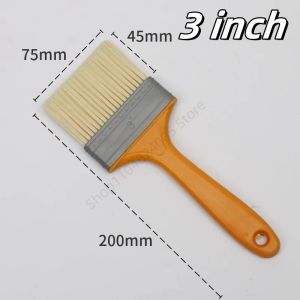 5Pcs Practical Plastic Paint Brush Multifunction Wall & Furniture Paint Tool Set Painting Brushes 1-5 Inch Artist Paint Brushes