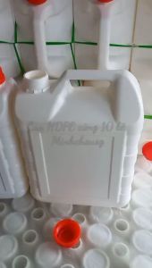 Can Nhựa 10 Lít cứng HDPE + Nắp Seal Mút Chống Tràn Can Loại Dày - Giá Rẻ
