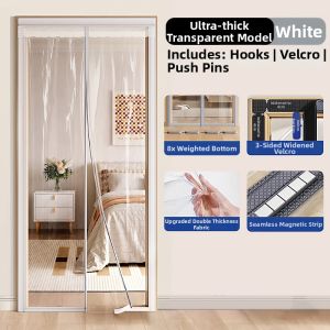 LUOYOUTE | Smoke Prevention Windproof Magnetic Curtain Plastic Transparent