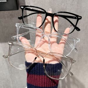 3 Pairs of Transparent Lenses Fashionable and Simple Neutral Glasses Suitable for Daily Wear