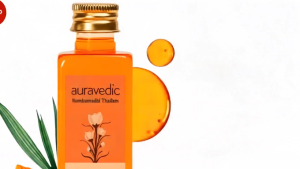 Auravedic Kumkumadi Oil 100ml for Dull Skin & Dark Spots | Ultra Brightening Glow Booster | Powerful Dark Spot Pigmentation & Uneven Tone Repair | Instant Radiance Deep Nourishment | 100% Natural Ayurvedic Face Oil