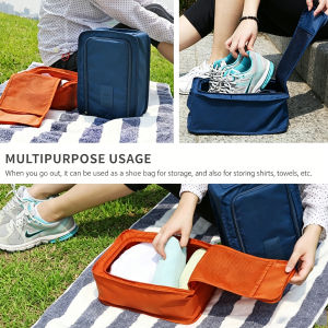 Portable Travel Shoe Storage Bag for Handheld Use Waterproof Moisture-Proof and Dust-Proof Shoe Bag for Beach Travel Multi-Functional
