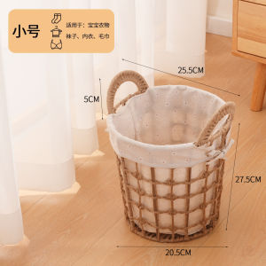 ถังเสื้อผ้าสีบล็อกสไตล์ญี่ปุ่นสำหรับใช้ในบ้าน ถังใส่เสื้อผ้าสีดำและสีขาว ถังใส่เสื้อผ้าสีทองแดง ถังใส่เสื้อผ้าสีขาว