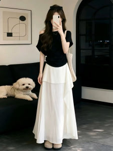 LIRUSHAN | Petite Off-shoulder Short Sleeve Dress