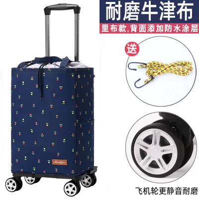 Trolley Luggage Bag for Women 2023 New Arrival Satchel Large Capacity with Pulley Gym Bag Lightweight Maternity Storage Travel Bag