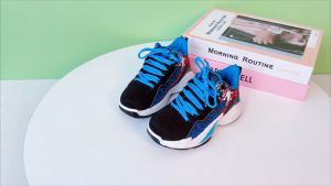 Korean Basketball Shoes for Kids: Rubber High Cut Sneakers & Comfortable Sports Shoes