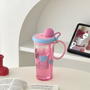 Large Capacity Heat-resistant Portable Straw Cup