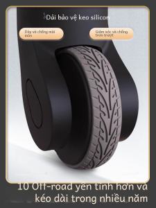 Universal ยางป้องกันสําหรับกระเป๋าเดินทางเดี่ยวคู่ล้อเงียบ Roller กระเป๋า Universal รถเข็นอุปกรณ์เสริม