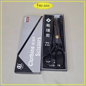 Gunting Kain 9" A-225 Tailoring Scissors Black Coated