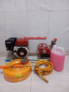 TIGER Steam Bensin Cuci Motor Mobil+Selang 100M&50M