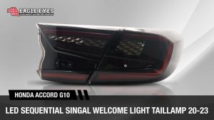 HONDA ACCORD G10 2020-2023 LED WELCOME LIGHT SEQUENTIAL SIGNAL TAILLAMP