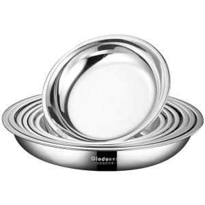 Olodo | Thickened Stainless Steel Dinner Plates