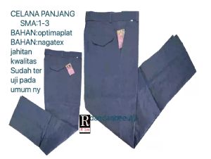 Celana panjang ABu-ABu SMA 1-3