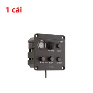 1-10PC Acoustic Guitar Piezo Pickup EQ Tuner Onboard Preamp System Classic Fishman ISYS + Tương Thích Các Bộ Phận Điện Tử Bằng Nhựa