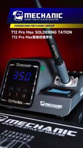 MECHANIC T12 Pro Max Intelligent Soldering Station 4s Heating/Digital Display /with T12 Soldering Iron Tip Welding Repair Tools