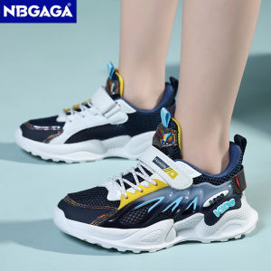 NBGAGA | Kids Boys Non-Slip School Sports Shoes Summer Breathable Mesh Running Sneakers Lightweight Casual Walking Trainers