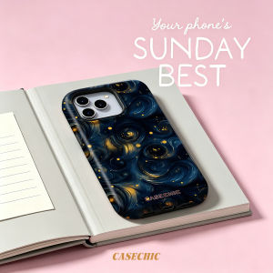 Potdemiel | Starry Night Siamese Cat For Case For iPhone 17 16 15 14 Plus 13 Pro Max Shockproof Hard Cover CaseChic