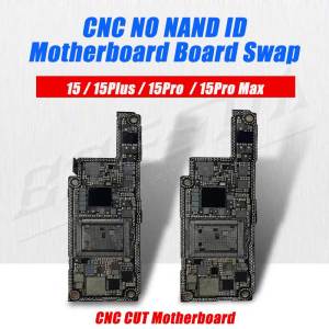 CNC CUT Motherboard For IPhone 15 Pro Max 4G 5G Logic Board Polishing CPU AP RF Board IPhone 15 Plus Switching CPU Baseband Swap