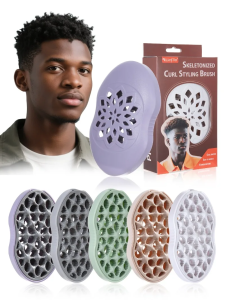 1pcs Professional Curly African Hair Twist Brush Magic Coil Wave Wave Reusable Dreadlock Afro Hairbrush Curler Hair Styling Tool