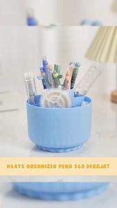 Indo 1866 - Organizer Alat Tulis 360° / Tempat Penyimpanan Stationery Putar
