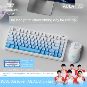 AULA | Customizable Tri-Mode Wireless Gaming Keyboard and Mouse Set