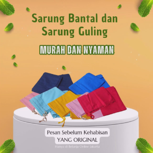 Sarung Bantal Dan Sarung Guling 100% Katun Jepang Polos Sarung Bantal Katun Polos Sarung Guling Katun Polos Sarung Bantal Guling Premium Katun Japan Polos