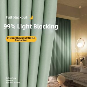 ZHUOLESHI | Luxurious Modern Minimalist Full Light Blocking Curtains