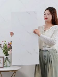 SG stock Self adhesive wall sticker toilet kitchen living room renovation oil proof waterproof sticker Floor tile