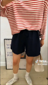 Celana Wanita Pendek Polos Hotpants Saku Depan Bahan Crinkle Airflow Kekinian Hotpants Highways Korean Style Celana santai sehari-hari