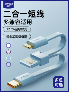 Tổng Đài Sạc Di Động Hai Trong Một Cỡ Nhỏ Di Động Cho Điện Thoại Di Động Huawei Honor Apple iPhone 15 16 Micro USB Type-C Lightning