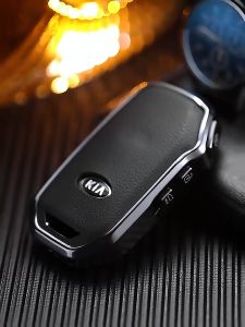 Kunci Kereta KIA Premium Key Cover Aluminium Alloy Genuine Leather Key Cover for KIA CERATO K3 K5 SORENTO SPORTAGE LOẠI