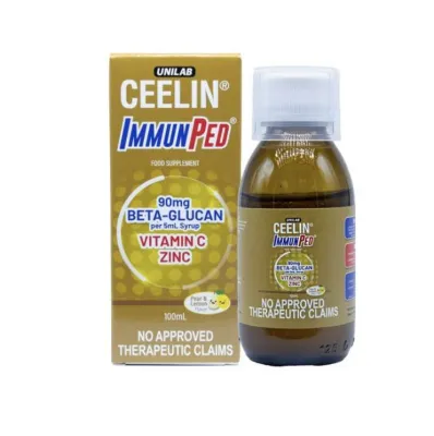Ceelin Immunped with Beta Glucan with Vitamin c and Z 100 ml