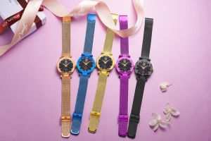 WWOOR Starry Sky Watch Women Luxury Diamond Rose Gold Ladies Dress Wristwatches Casual Waterproof Clock with Box