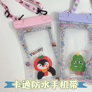Túi Đựng Điện Thoại Chống Nước họa tiết hoạt hình dễ thương phao khí nổi an toàn đi bơi đi biển