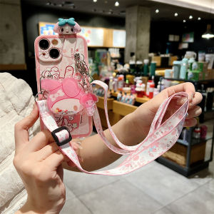 Adorable Kurokos Basketball Team Meow Character Silicone Phone Case with Stand Full Cover Protection for Vivo IQoo Series Phones