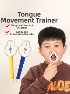 Tongue Trainer Exercise Equipment for Adults And Children Speech Clarity Throat Swallowing Tongue Rolling Health Care Device