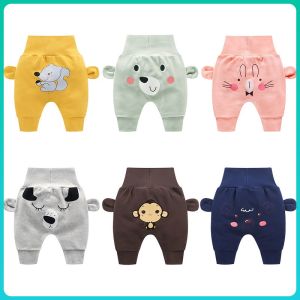 High Waist Baby Pants Boys Girls Autumn Winter New Style Protective Belly Pants Childrens Clothing Korean Style Three Acetate Fiber