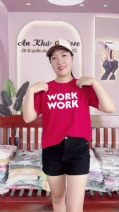 Áo Thun Thái Nữ Cotton 100% Form Rộng 50~70kg Cá Tính Mát Mịn Co Giãn Mẫu Mới [Mã A9]