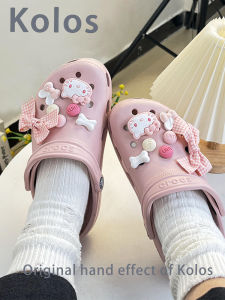 Kitty Cat Butterfly Knot Shoe Buckle Accessory Decorative Hole Shoe Flower DIY Compatible Other Brand A330 Shoe Parts